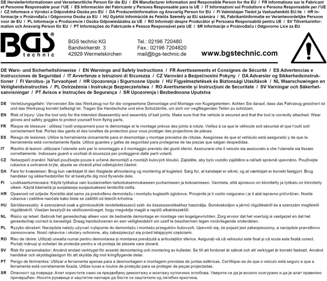 BGS technic 1809 Scheidings- en montagevork 185mm - 18mm - afbeelding 3 van 6