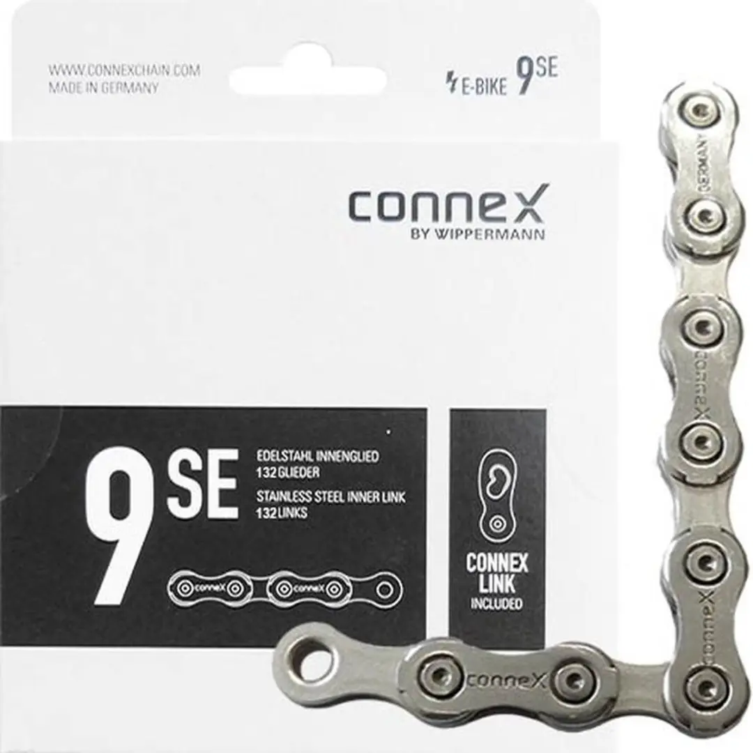 Connex Cadena 9sE Fietsketting C51-CN-9SE 136L - Zilver - afbeelding 2 van 4