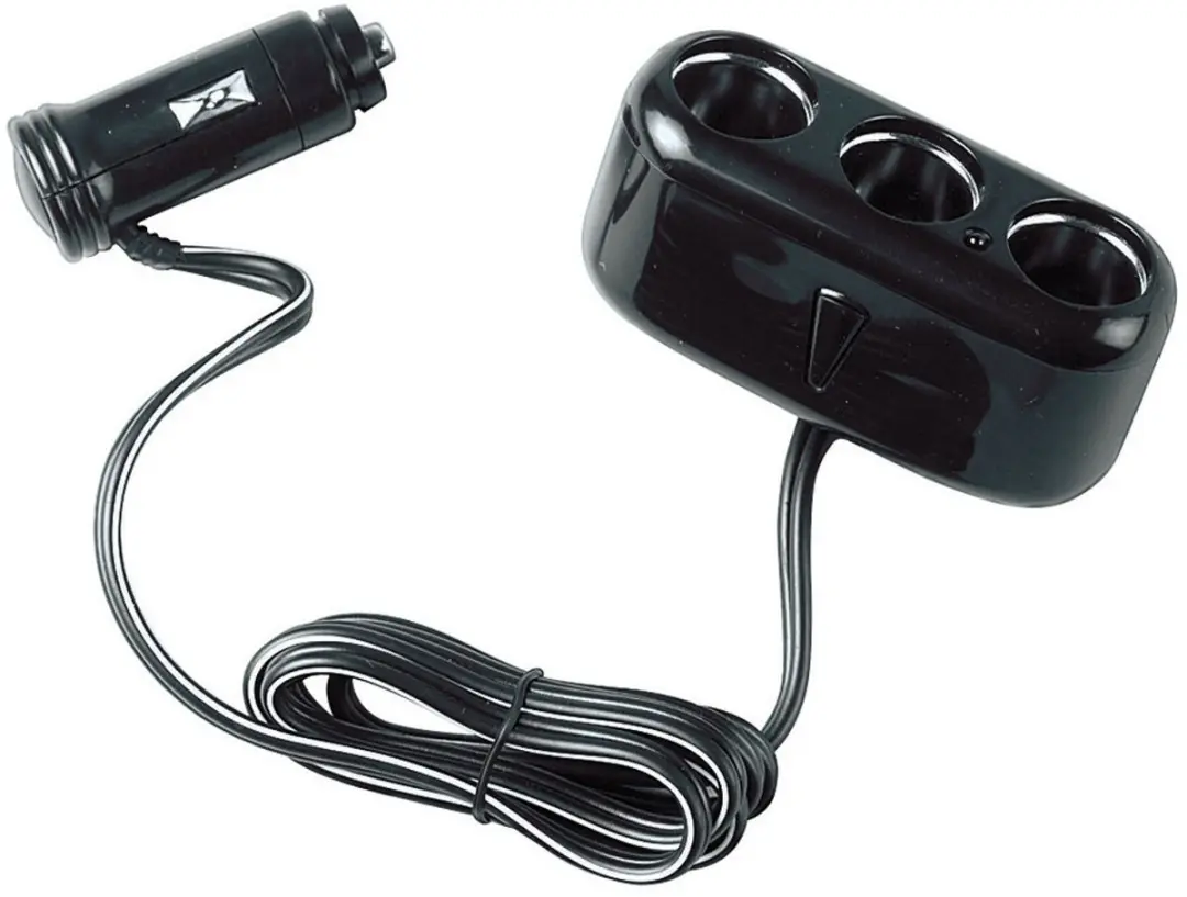 3- weg aanstekerdoos 12 Volt