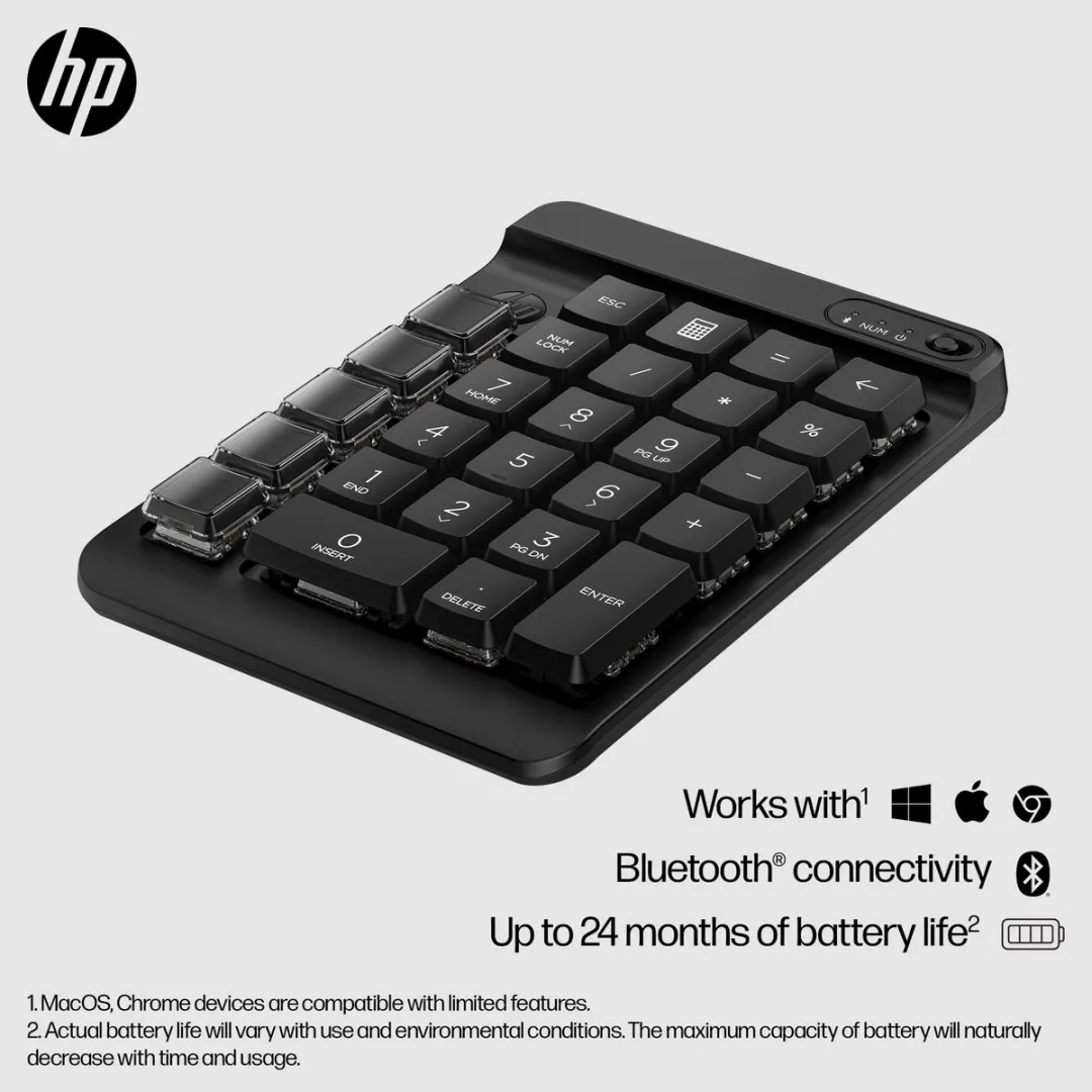 Hp 435 Draadloos Toetsenbord Spaans Zwart Spanish QWERTY