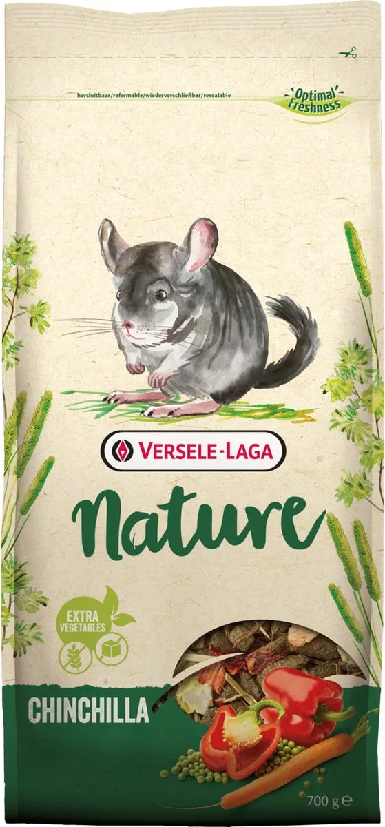 Versele-Laga Nature Chinchilla Voer 700g