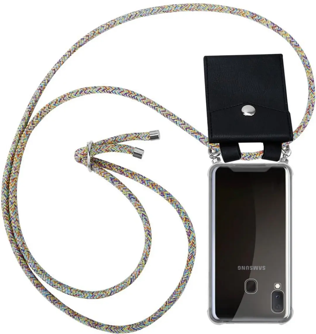 Cadorabo Hoesje geschikt voor Samsung Galaxy A10e / A20e in REGENBOOG