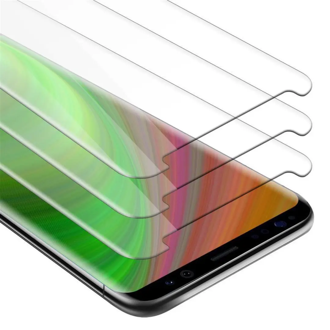 Cadorabo 3x Screenprotector geschikt voor Samsung Galaxy S8