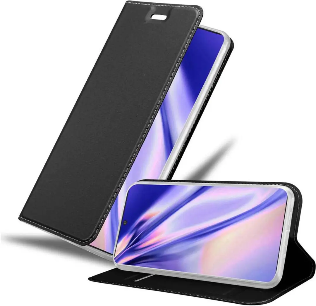 Cadorabo Hoesje geschikt voor Samsung Galaxy NOTE 10 PLUS in CLASSY ZWART