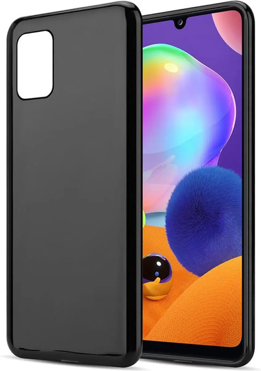 Cadorabo Hoesje geschikt voor Samsung Galaxy A31 in ZWART
