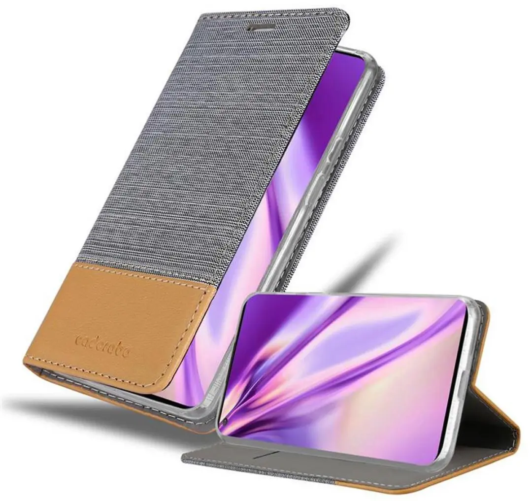 Cadorabo Hoesje geschikt voor OnePlus 8 in LICHTGRIJS BRUIN