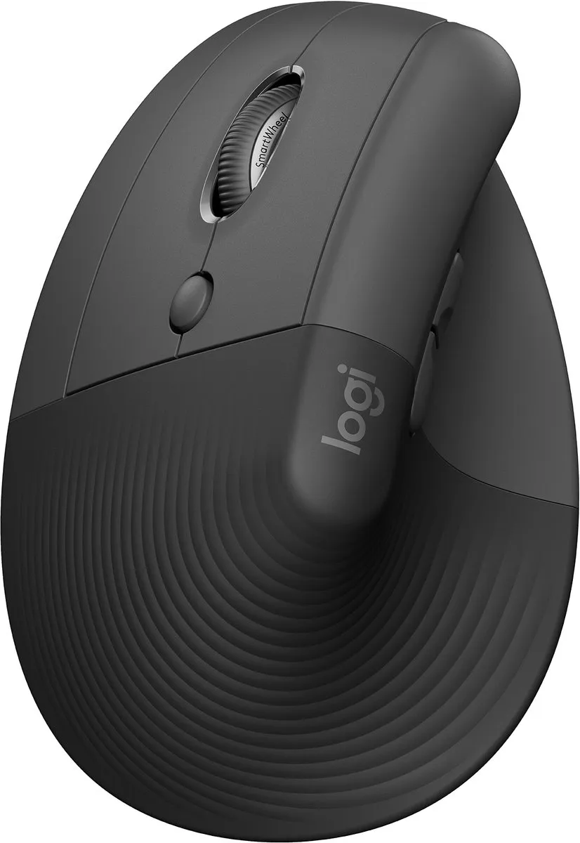 Logitech Lift 910-006474 Verticale Muis - Linkshandig - Grafiet