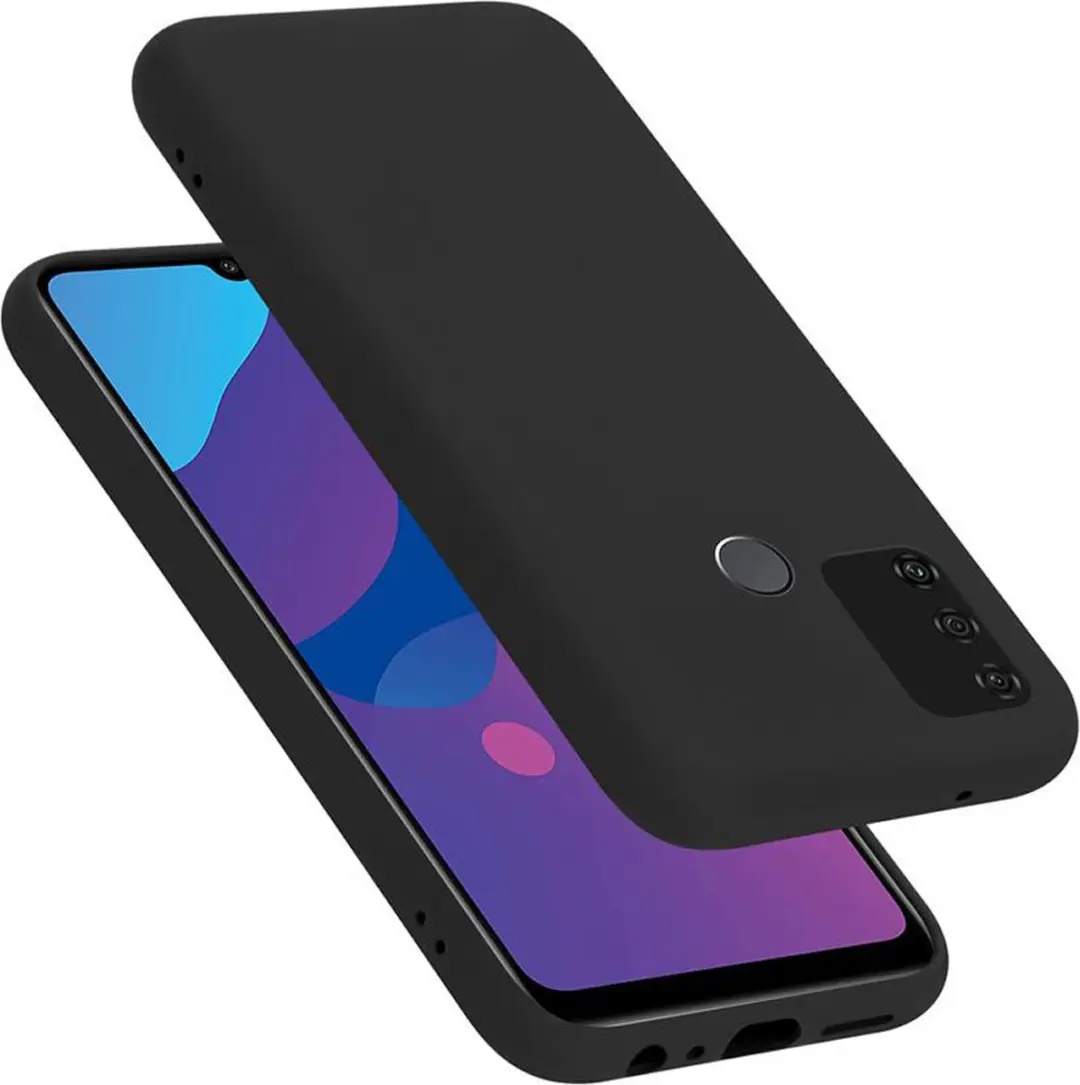 Cadorabo Hoesje geschikt voor Honor 9A in LIQUID ZWART