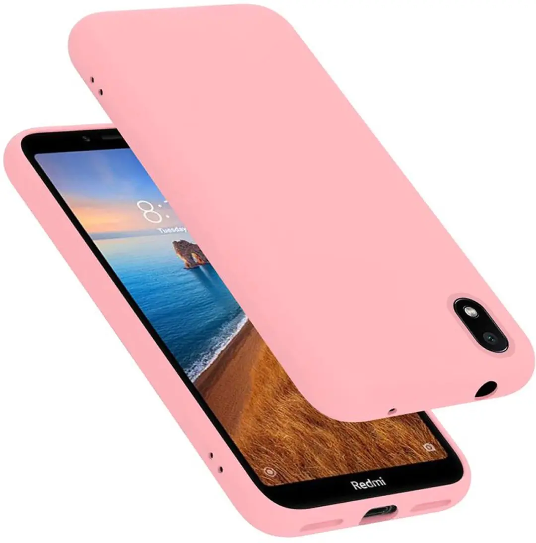 Cadorabo Hoesje geschikt voor Xiaomi RedMi 7A in LIQUID ROZE