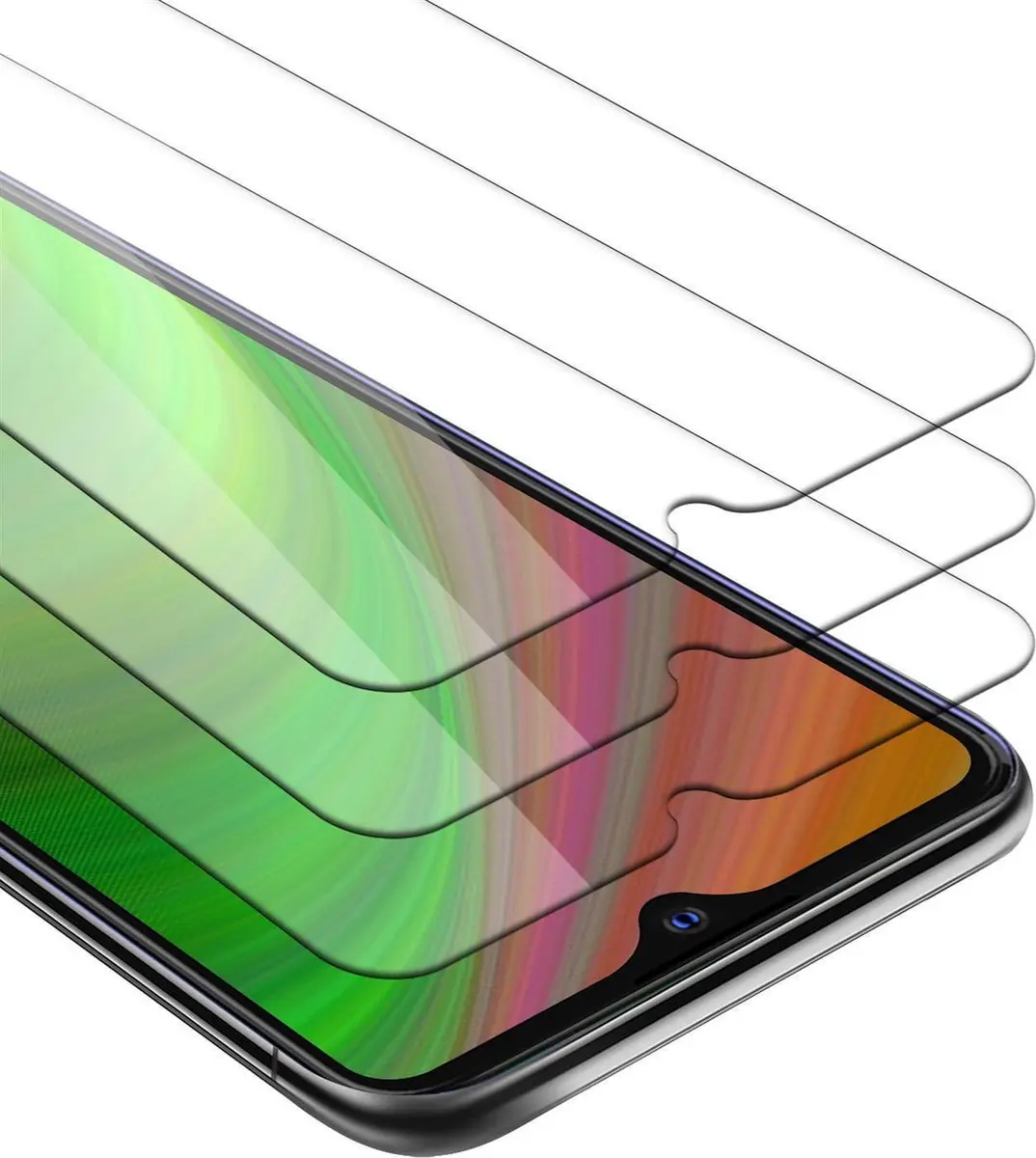 Cadorabo 3x Screenprotector geschikt voor Nokia 2.3