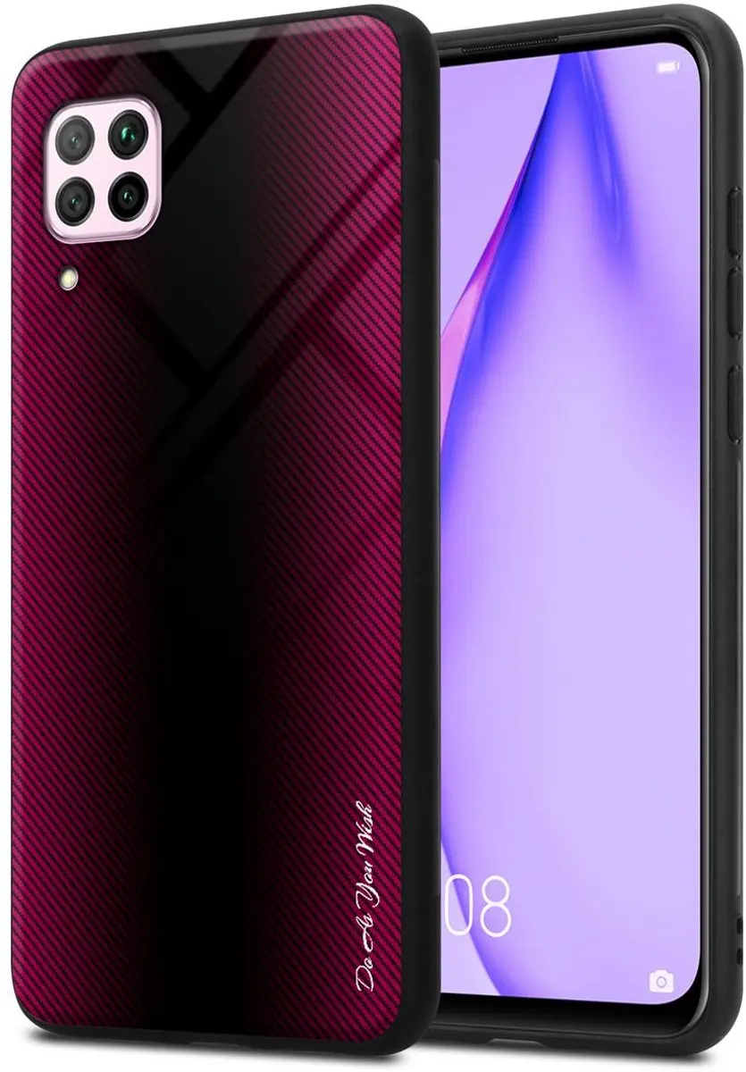 Cadorabo Hoesje geschikt voor Huawei NOVA 6 SE / P40 LITE / NOVA 7i in PAARS ROZ