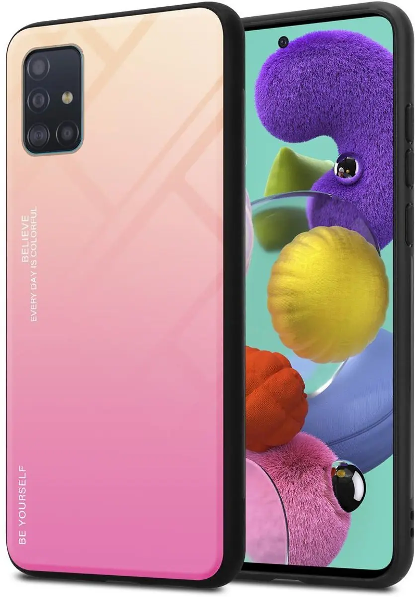 Cadorabo Hoesje geschikt voor Samsung Galaxy A51 4G / M40s in GEEL