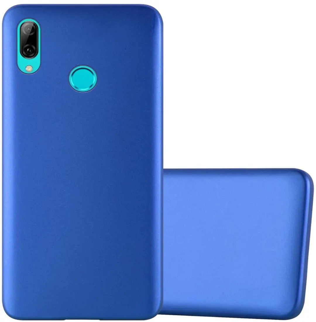 Cadorabo Hoesje geschikt voor Honor 10 LITE / Huawei P SMART 2019 in METAAL BLAU
