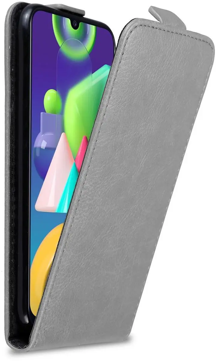 Cadorabo Hoesje geschikt voor Samsung Galaxy M31 in TITANIUM GRIJS