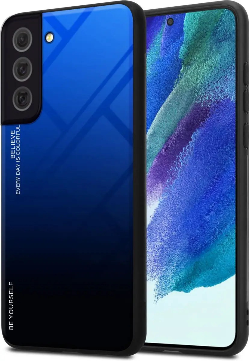 Cadorabo Hoesje geschikt voor Samsung Galaxy S22 in BLAUW