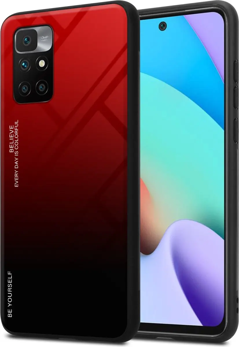 Cadorabo Hoesje geschikt voor Xiaomi RedMi 10 in ROOD