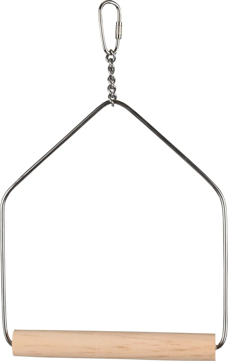 Flamingo Dina - Speelgoed Vogel - Schommel Dina Met Houten Stokje 13x 16cm - 1st - 114306 - 1st