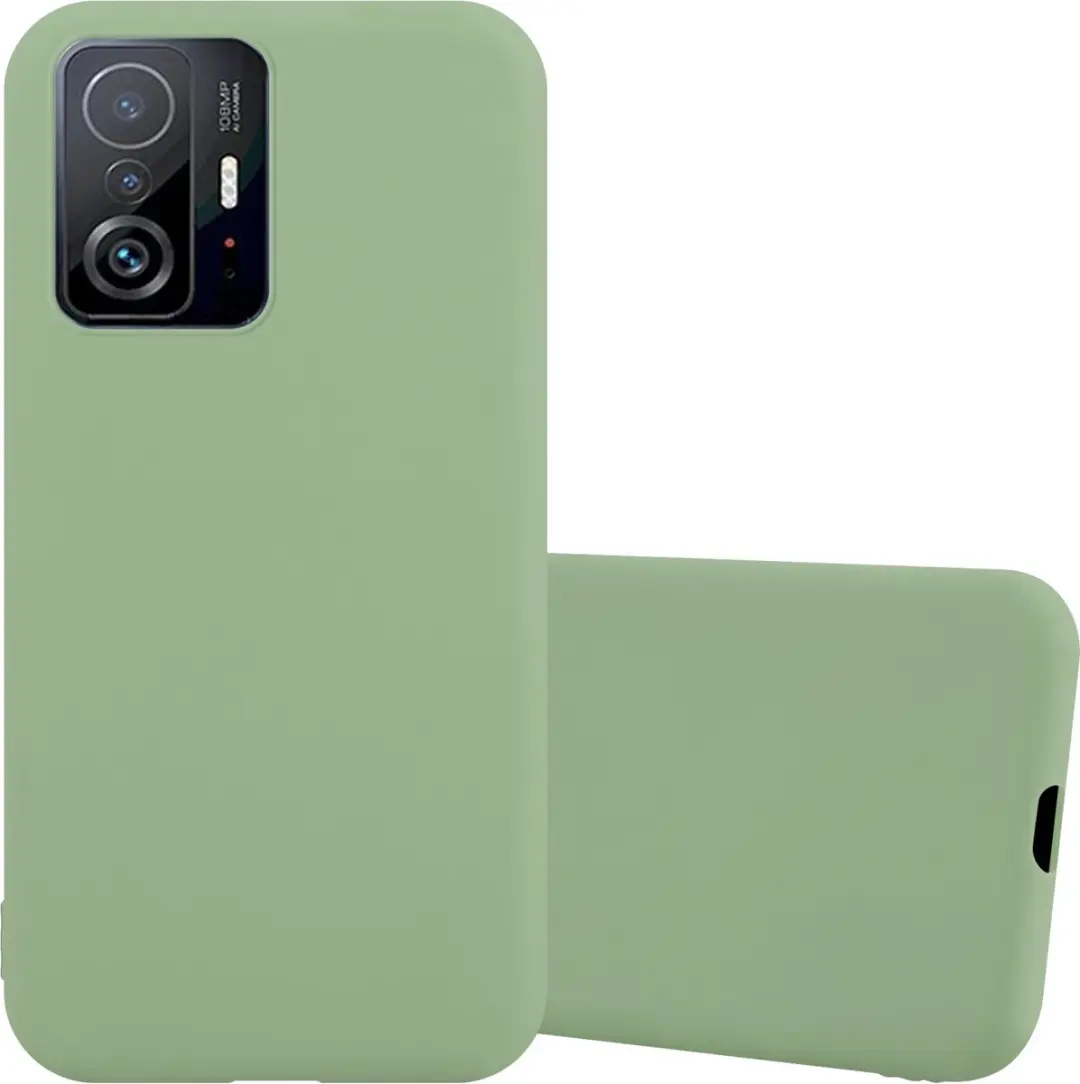 Cadorabo Hoesje geschikt voor Xiaomi 11T / 11T PRO in CANDY PASTEL GROEN