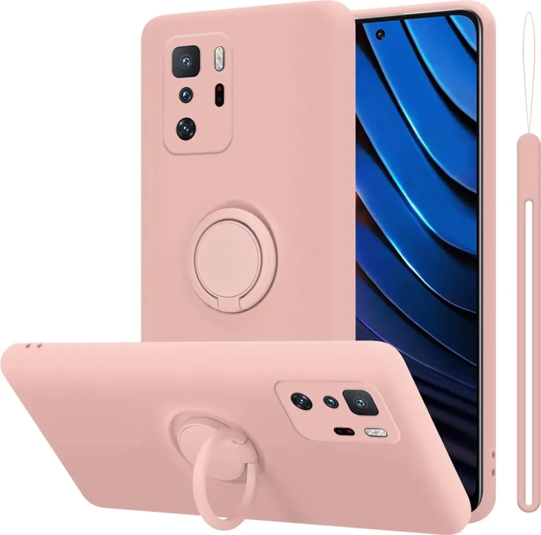 Cadorabo Hoesje geschikt voor Xiaomi POCO X3 GT in LIQUID ROZE