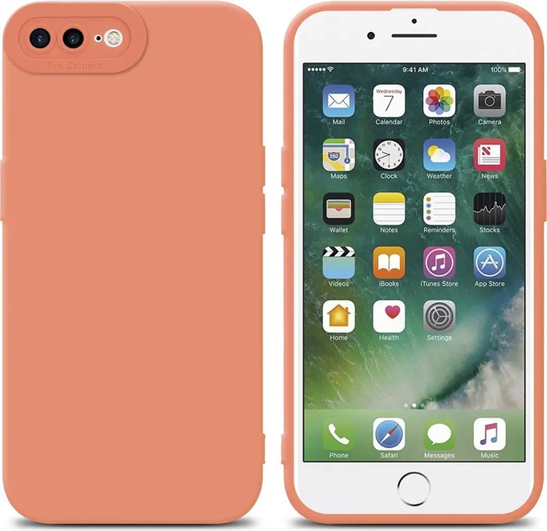 Cadorabo Hoesje geschikt voor Apple iPhone 7 PLUS / 7S PLUS / 8 PLUS in FLUID LI