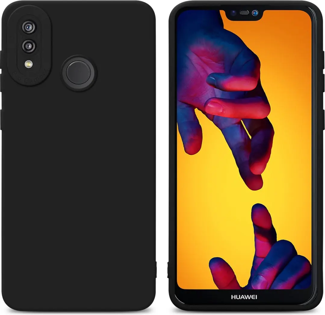 Cadorabo Hoesje geschikt voor Huawei P20 LITE 2018 / NOVA 3E in FLUID ZWART