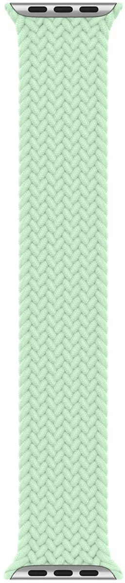 Apple Gevlochten Solobandje 44/45/46/49mm - Pistachio - Maat 7