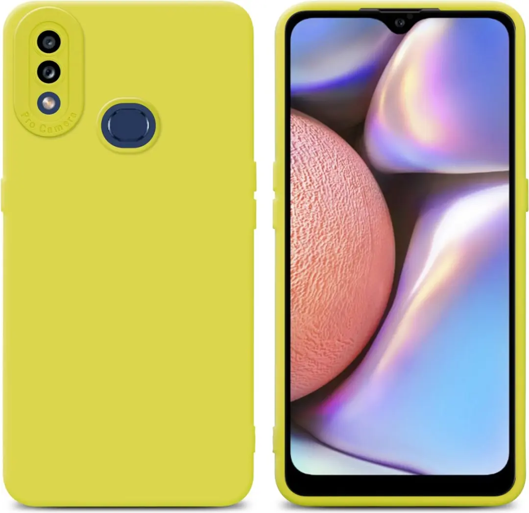 Cadorabo Hoesje geschikt voor Samsung Galaxy A10s / M01s in FLUID GEEL
