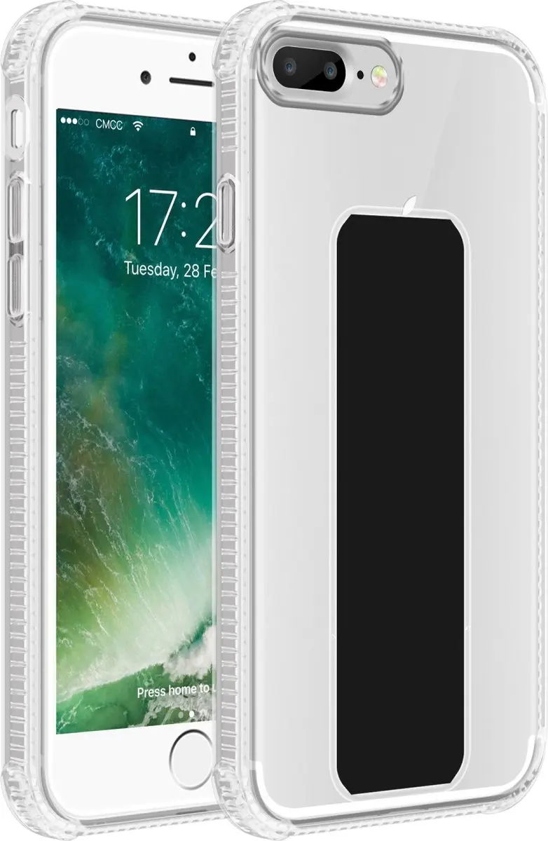 Cadorabo Hoesje geschikt voor Apple iPhone 7 PLUS / 7S PLUS / 8 PLUS in ZWART