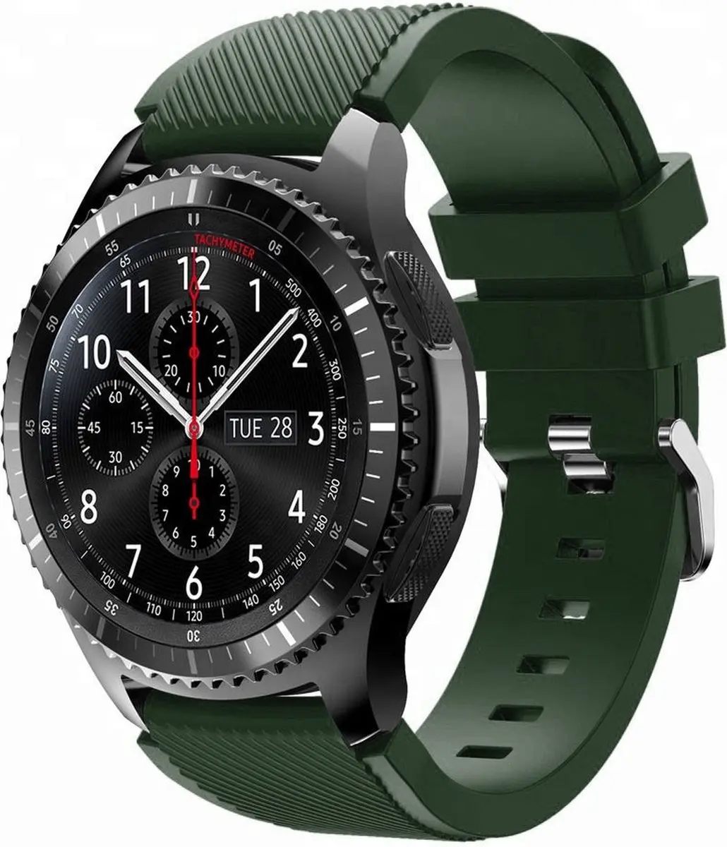 Cadorabo TPU bandje met metalen sluiting 22mm geschikt voor Samsung Galaxy Gear