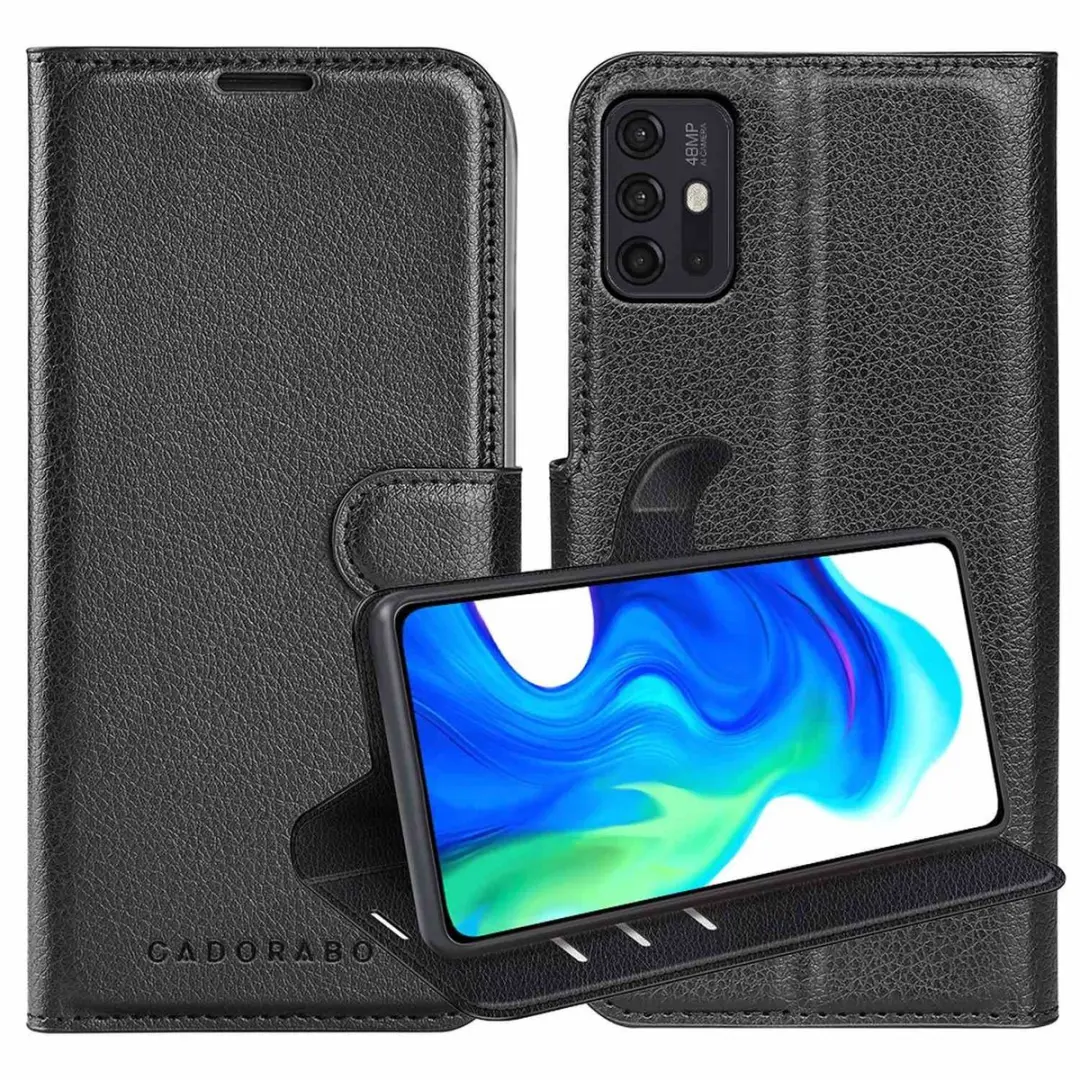 Cadorabo Hoesje geschikt voor Motorola MOTO G10 / G30 in PHANTOM ZWART
