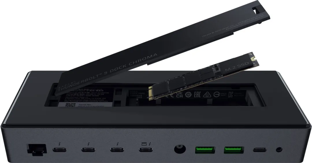 Razer Thunderbolt 5 Dock RC21-02290100-R3EK - 10 Poorten - M.2-opslag