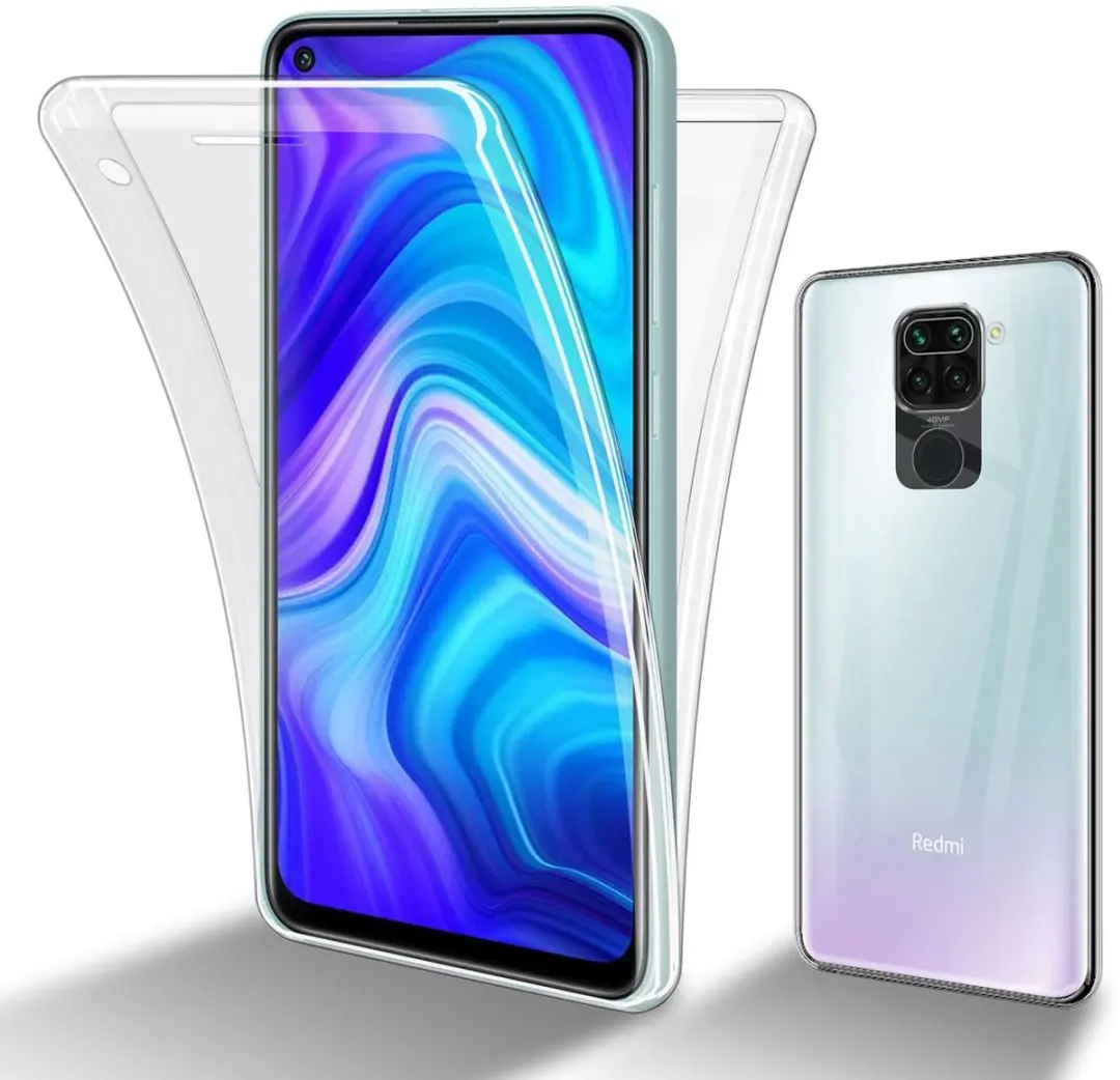 Cadorabo Hoesje geschikt voor Xiaomi RedMi NOTE 9 in TRANSPARANT