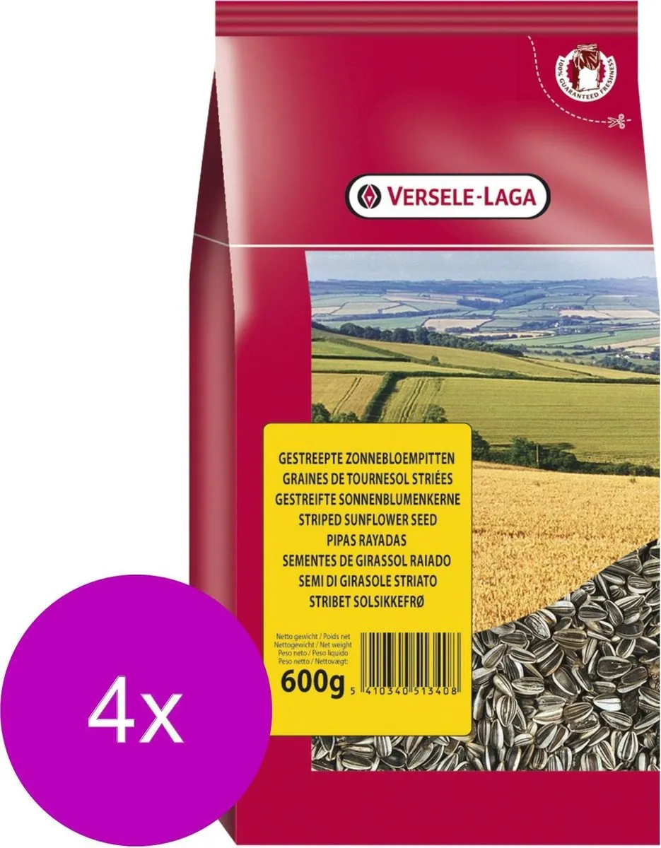 Versele-Laga Gestreepte Zonnebloempitten - 20 Stuks