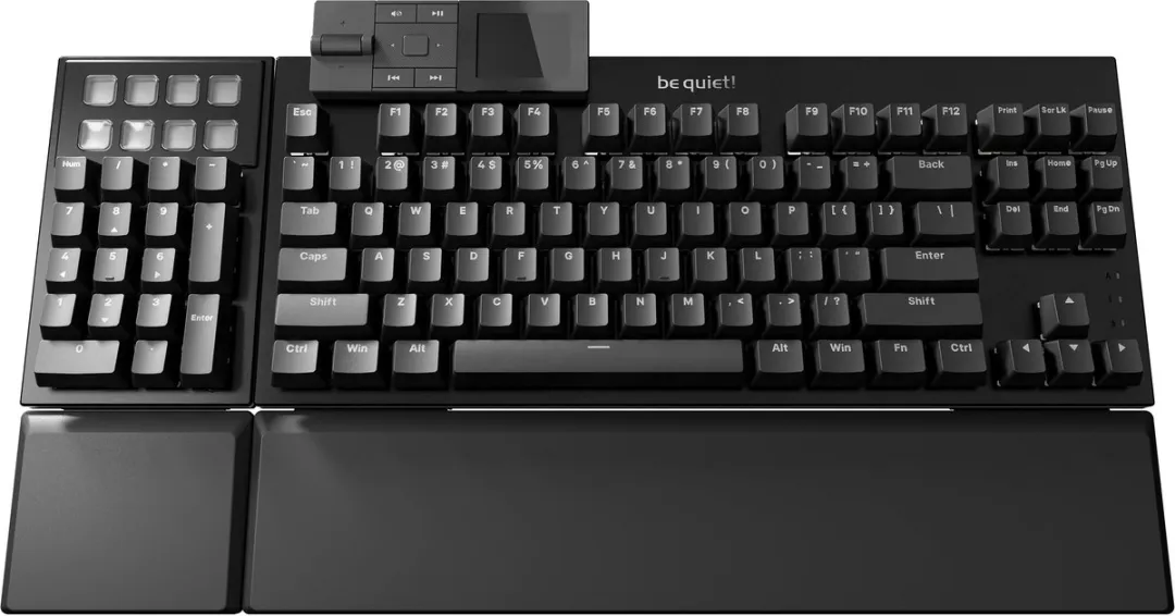 be quiet! Dark Mount Silent Linear BT001US Toetsenbord - US ANSI - Zwart - afbeelding 6 van 6