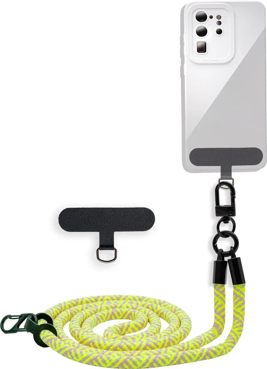 Cadorabo mobiele telefoonketting geschikt voor Motorola MOTO G5 in GEEL met vers