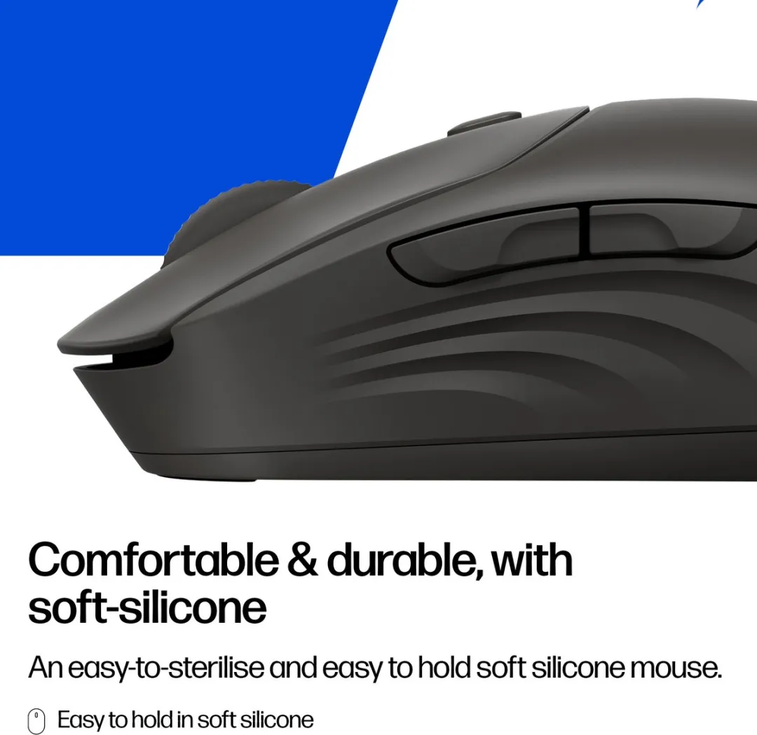HP 405 Quiet Wireless Mouse AZ7B3AA#ABB - Zwart
