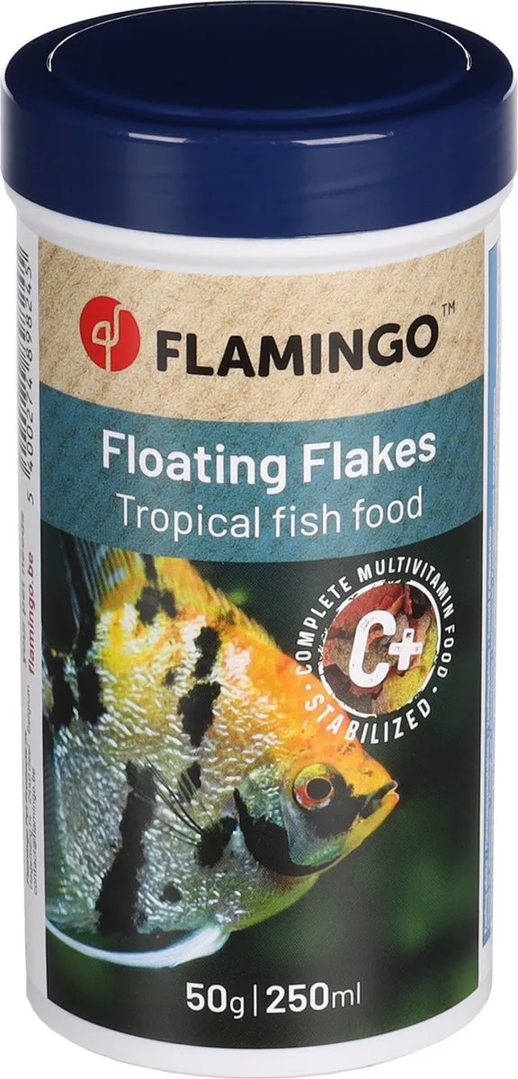 Flamingo - Vissenvoer Tropische Vis Vlokken - 250 ml