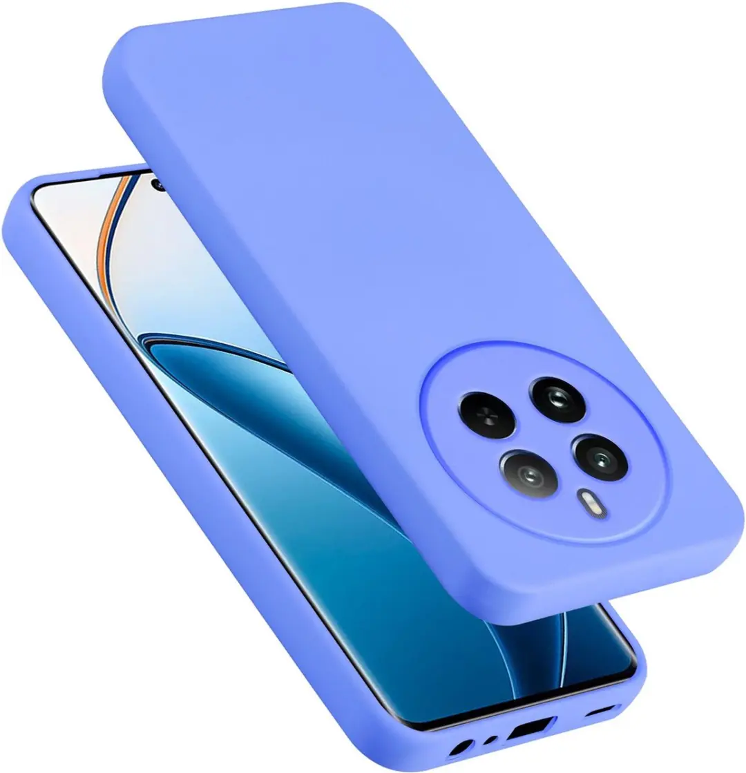 Cadorabo Hoesje geschikt voor Realme 12 Pro in LIQUID LICHT PAARS