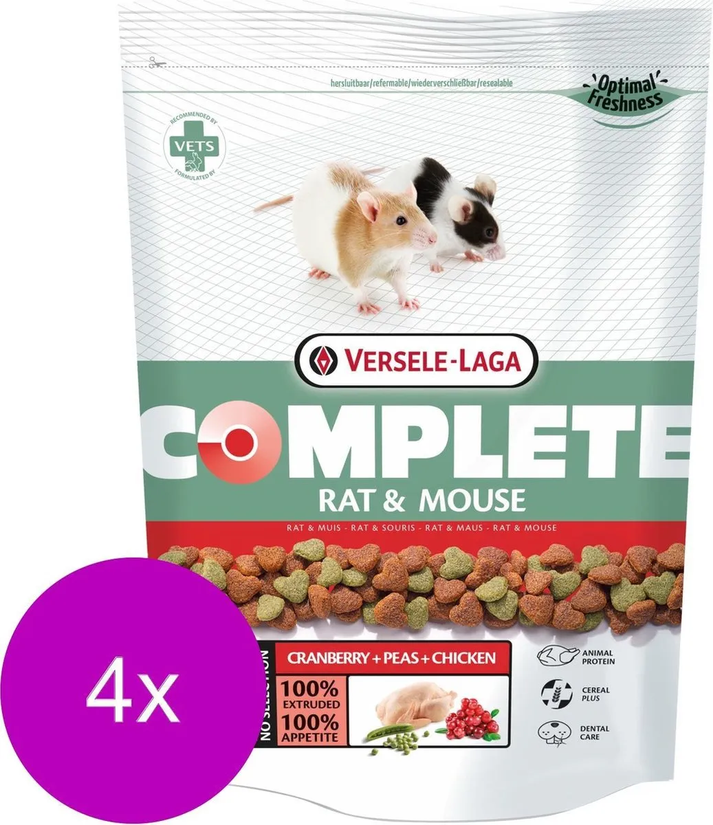 Versele-Laga Complete Rat & Mouse Rattenvoer - 20 Stuks