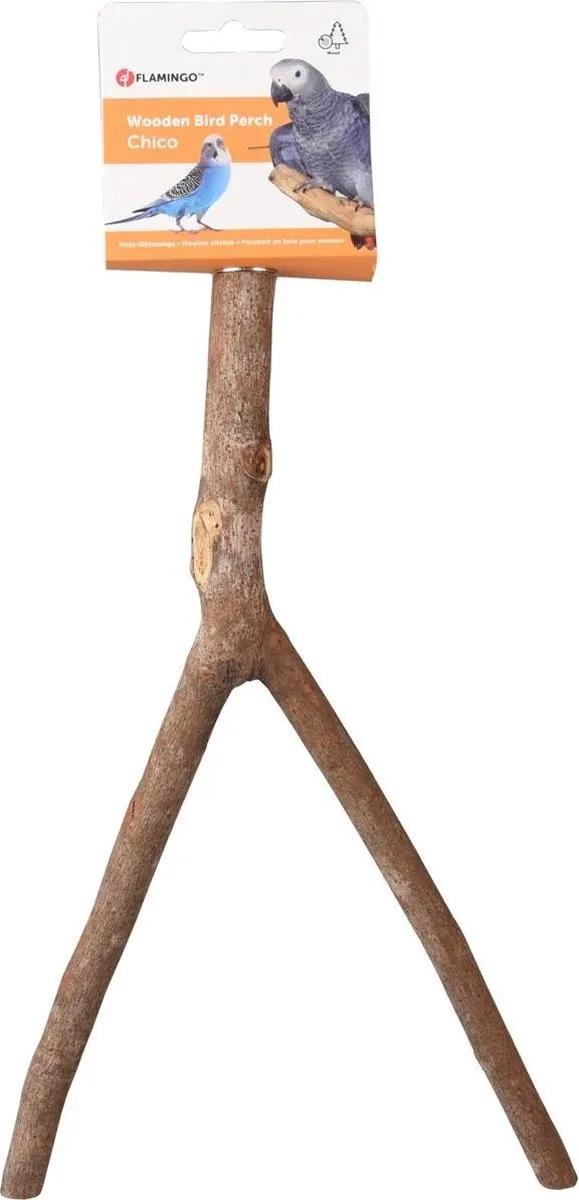 Flamingo Vogelaccessoire Zitstok V - Bruin - 31 cm
