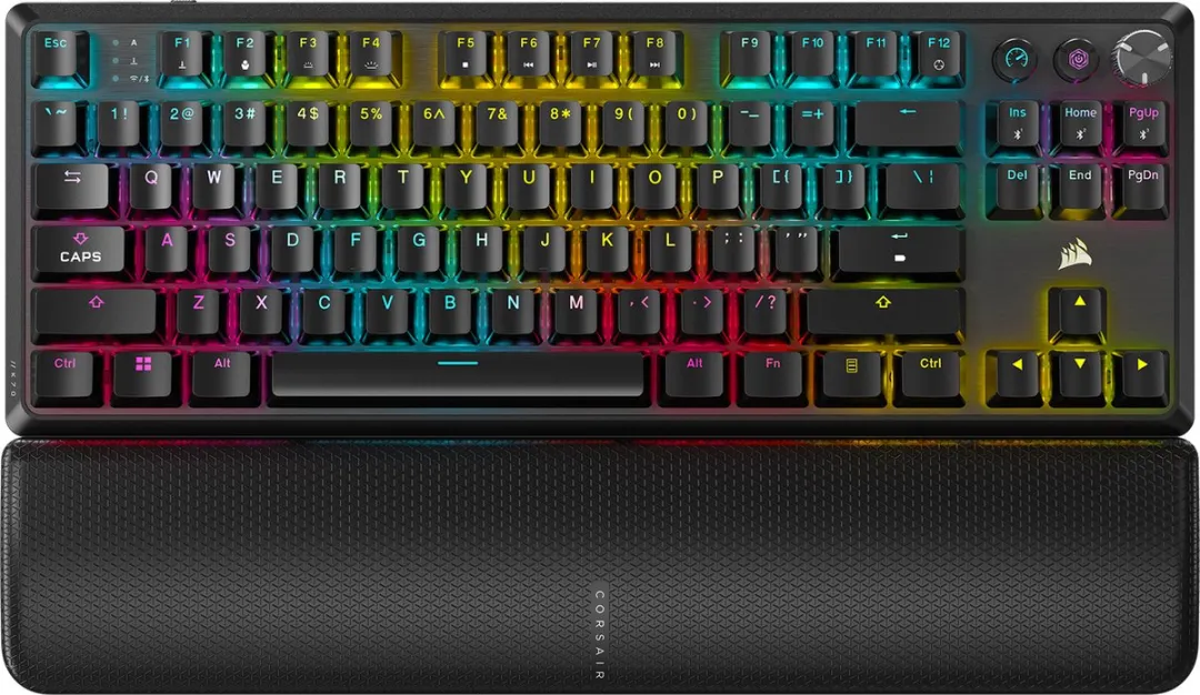 Corsair K70 CORE TKL CH-914901E-NA Gaming Toetsenbord - RGB - MLX Red - Zwart - afbeelding 6 van 6