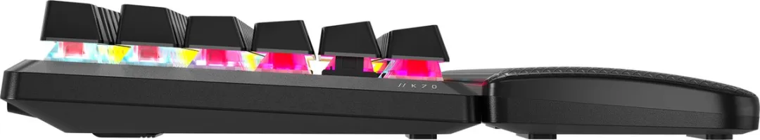 Corsair K70 CORE TKL CH-914901E-NA Gaming Toetsenbord - RGB - MLX Red - Zwart