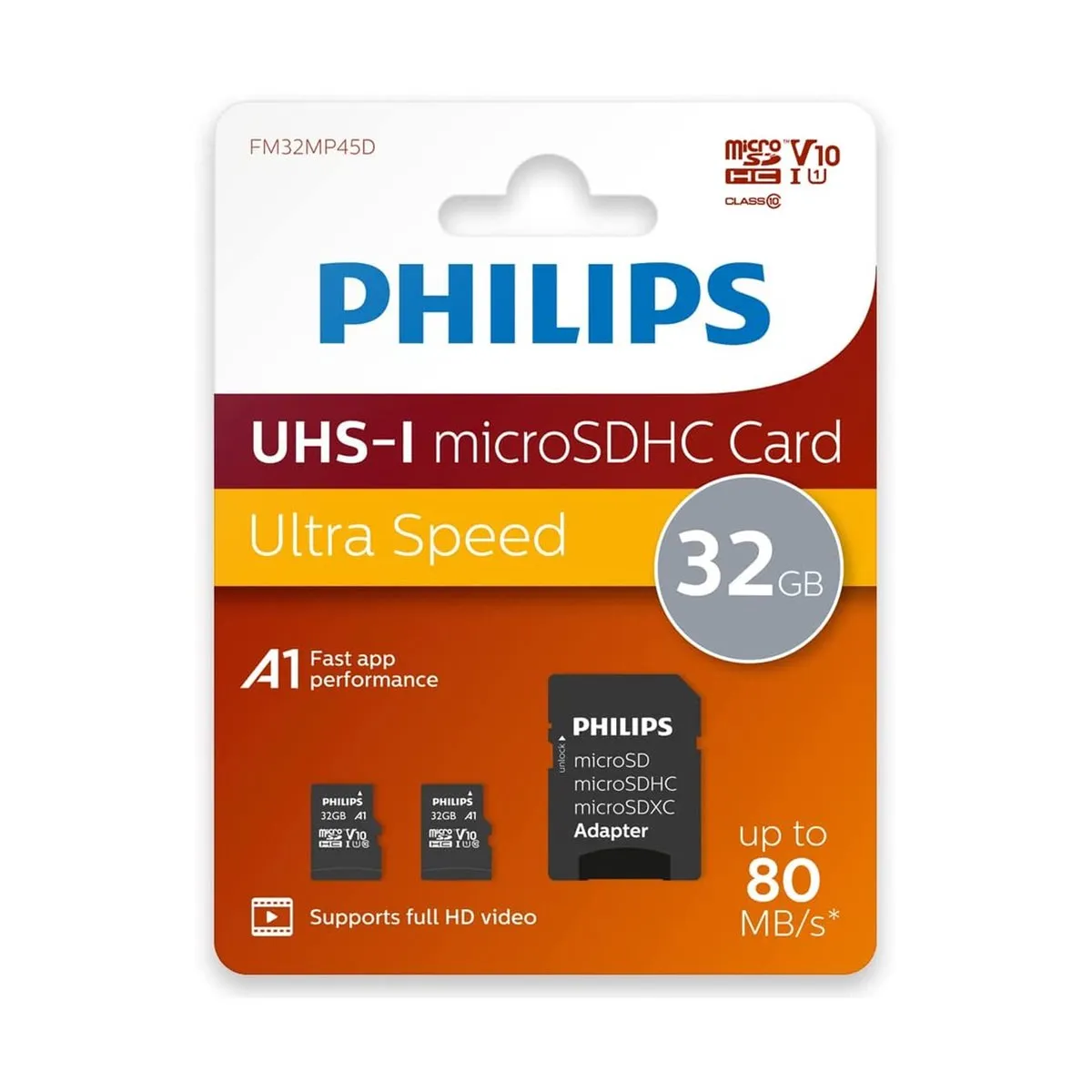 Philips FM32MP45D Micro SDHC 32GB