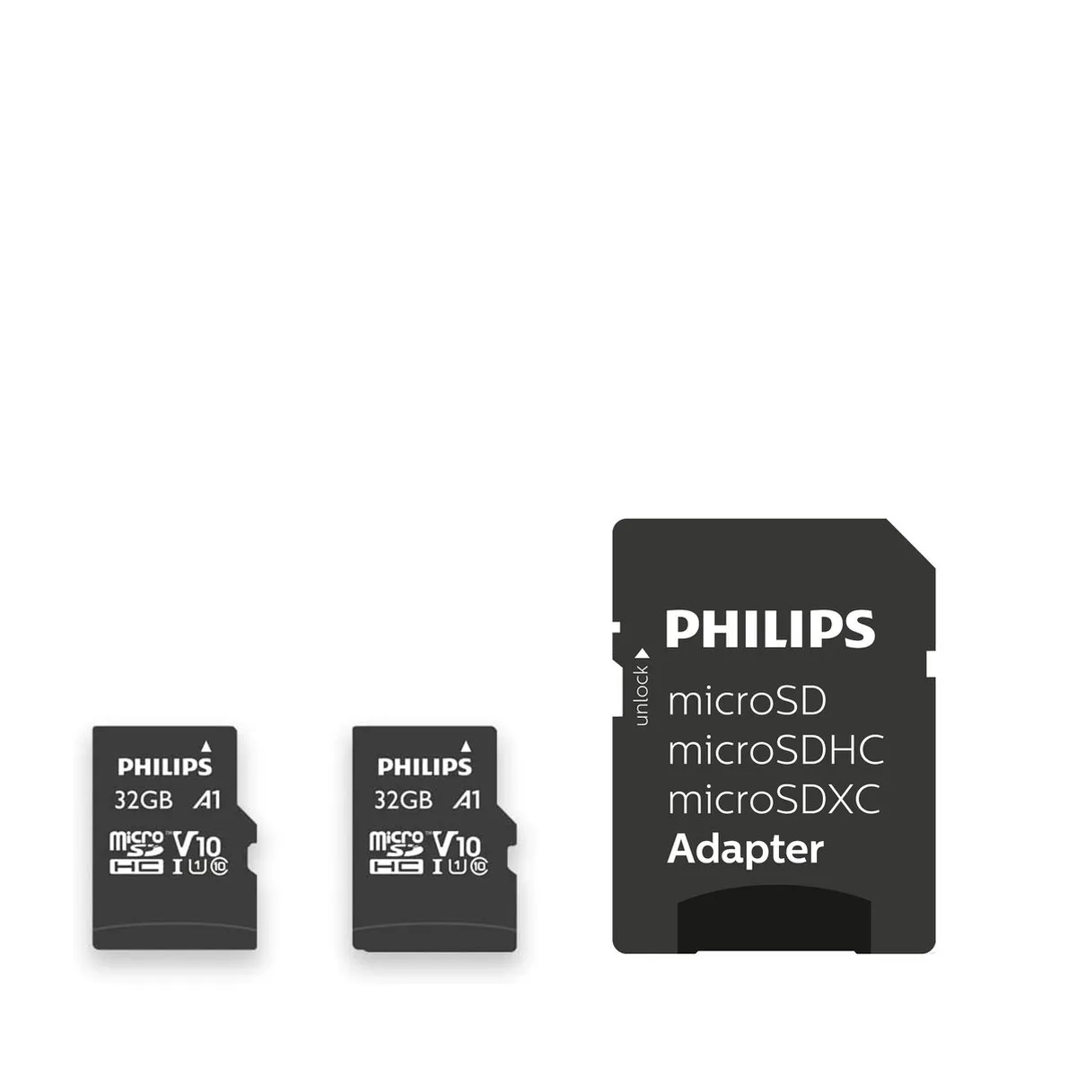 Philips FM32MP45D Micro SDHC 32GB - Class 10 - 2 Stuks