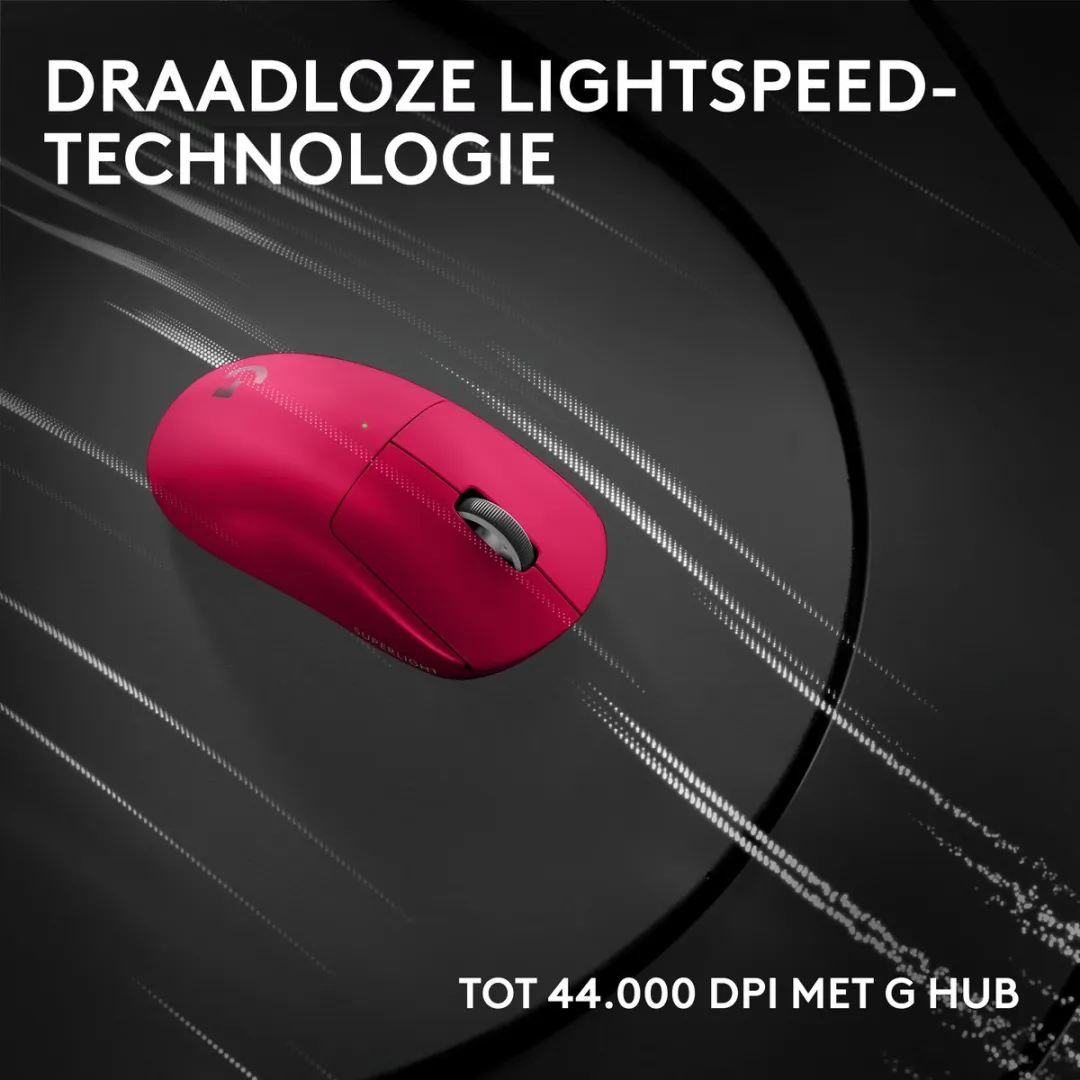 Logitech G PRO X Superlight 2c Draadloze Gaming Muis - Roze