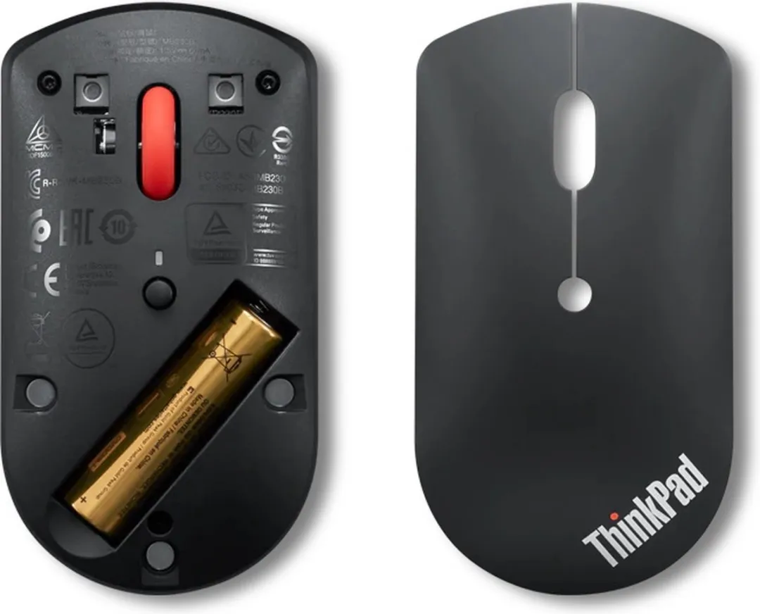 Lenovo ThinkPad Silent Muis 4Y50X88822 - 3 Knoppen - Bluetooth - Zwart