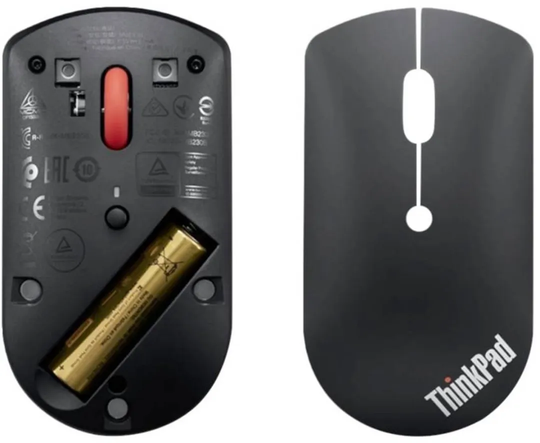 Lenovo ThinkPad Silent Muis 4Y50X88822 - 3 Knoppen - Bluetooth - Zwart