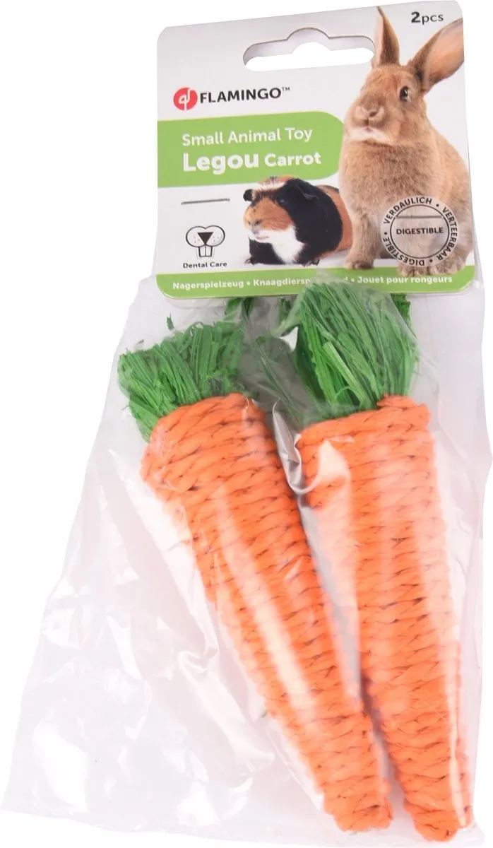 Flamingo Legou Wortel Meerkleurig - 2 Stuks
