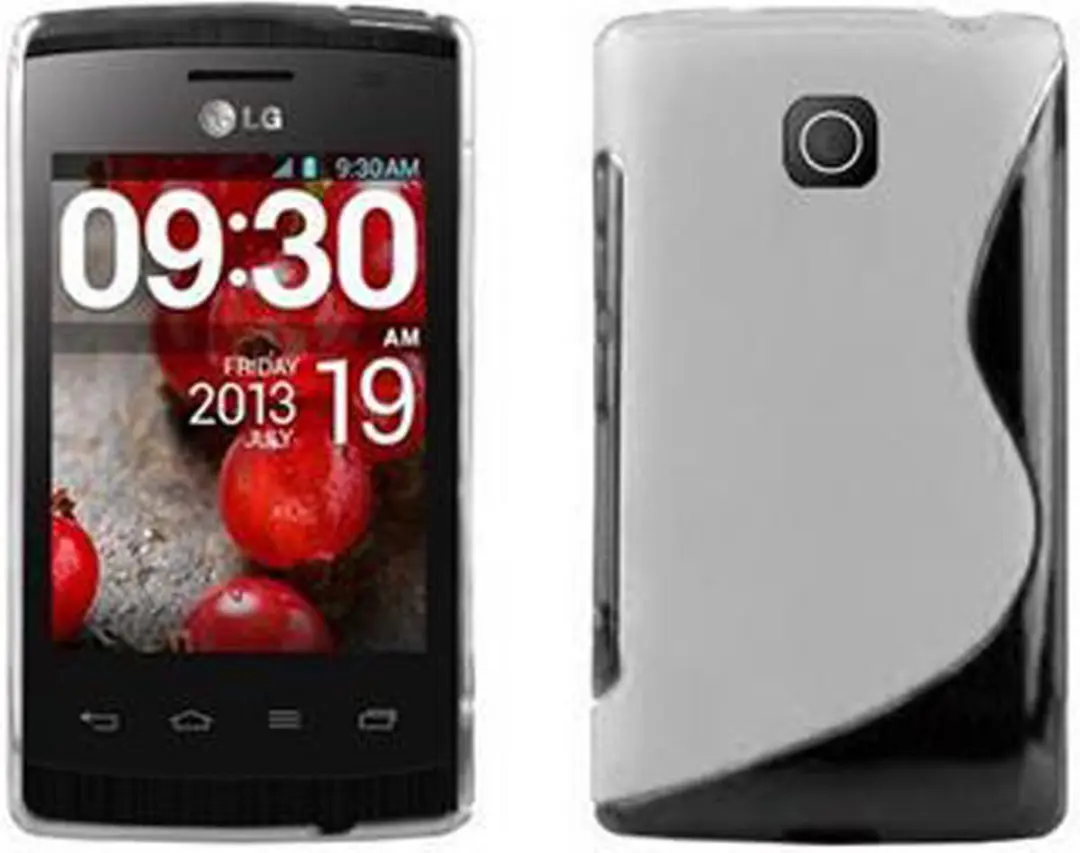 Cadorabo Hoesje geschikt voor LG L1 II in MAGNESIUM WIT