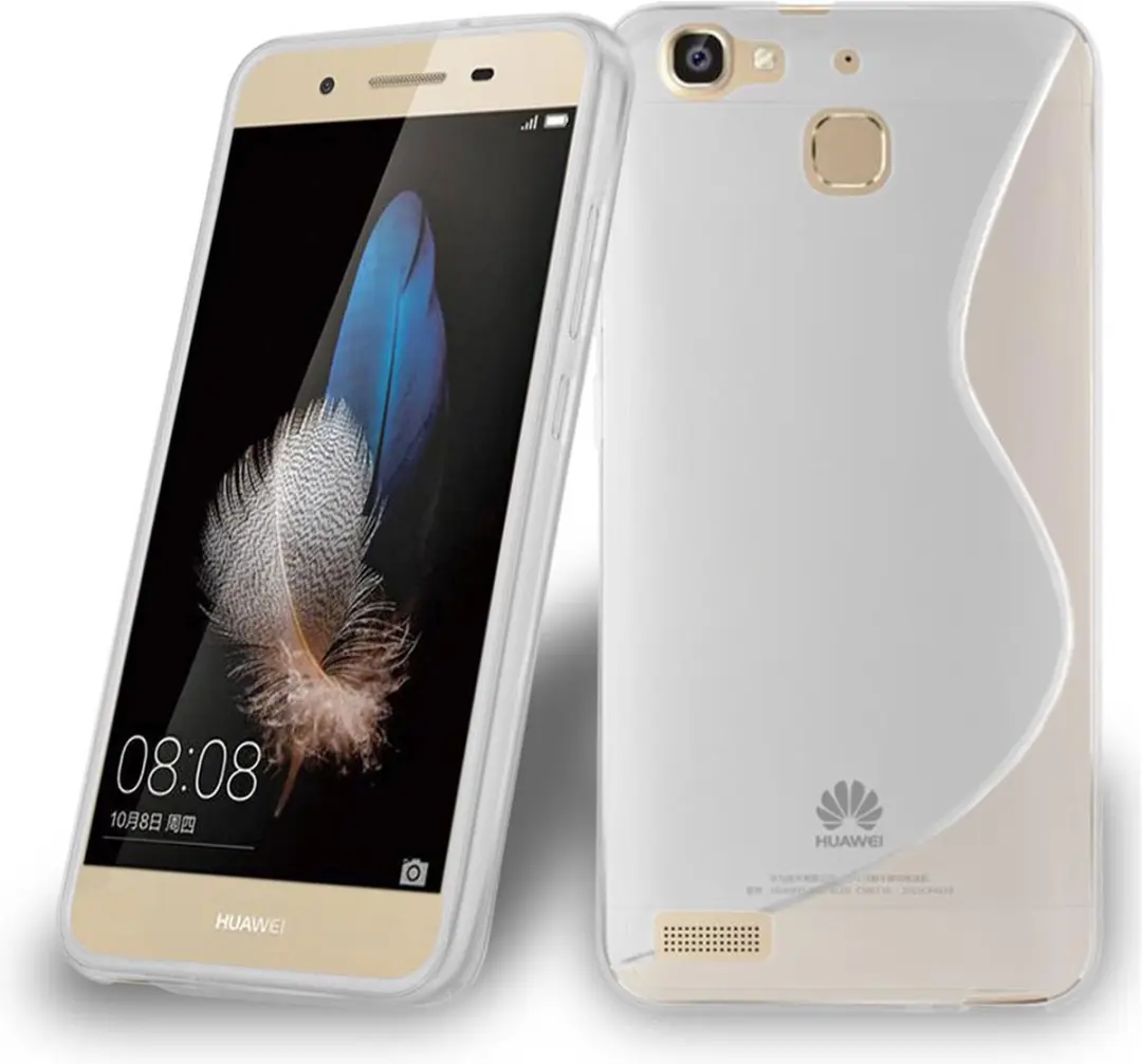 Cadorabo Hoesje geschikt voor Huawei G8 MINI / Enjoy 5S in SEMI-TRANSPARANT - Beschermhoes gemaakt van flexibel TPU silicone Case Cover